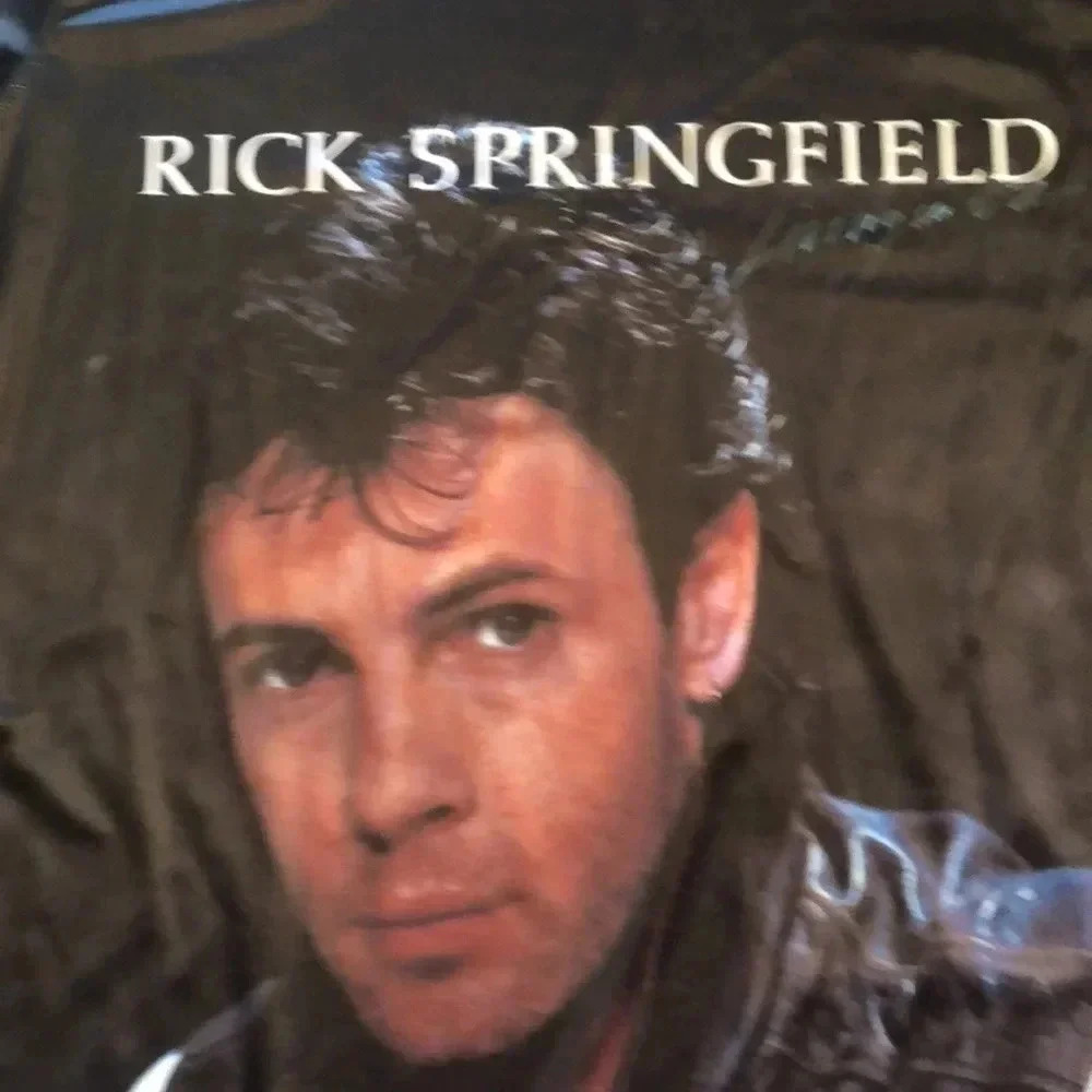 Rick Springfield Retro Tee Shirt Back & Front Design - Picture 3 of 5